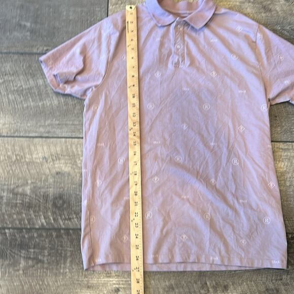 Rare Rabbit Men's Pink Monogram Print Polo Size L - Picture 4 of 8